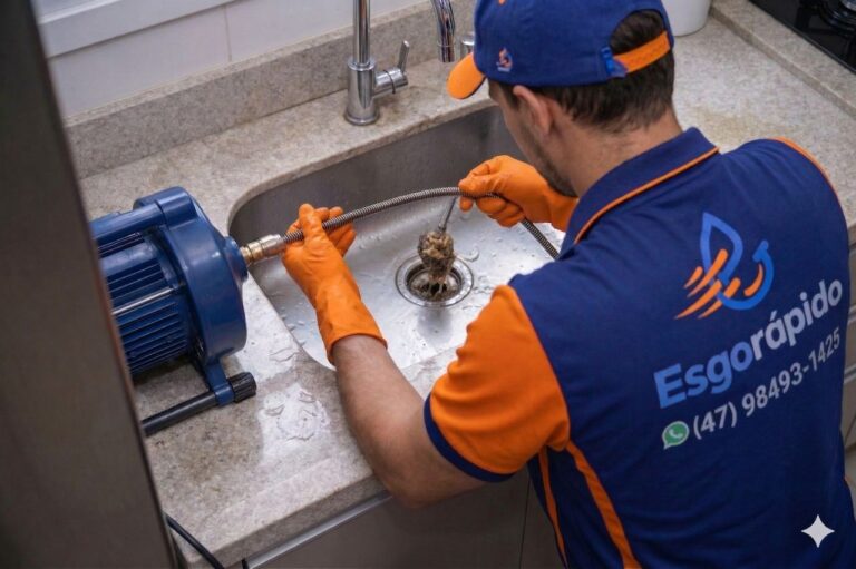 Desentupir Pia em Joinville – SC