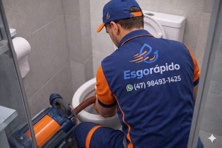 Desentupir Vaso Sanitário em Joinville – SC